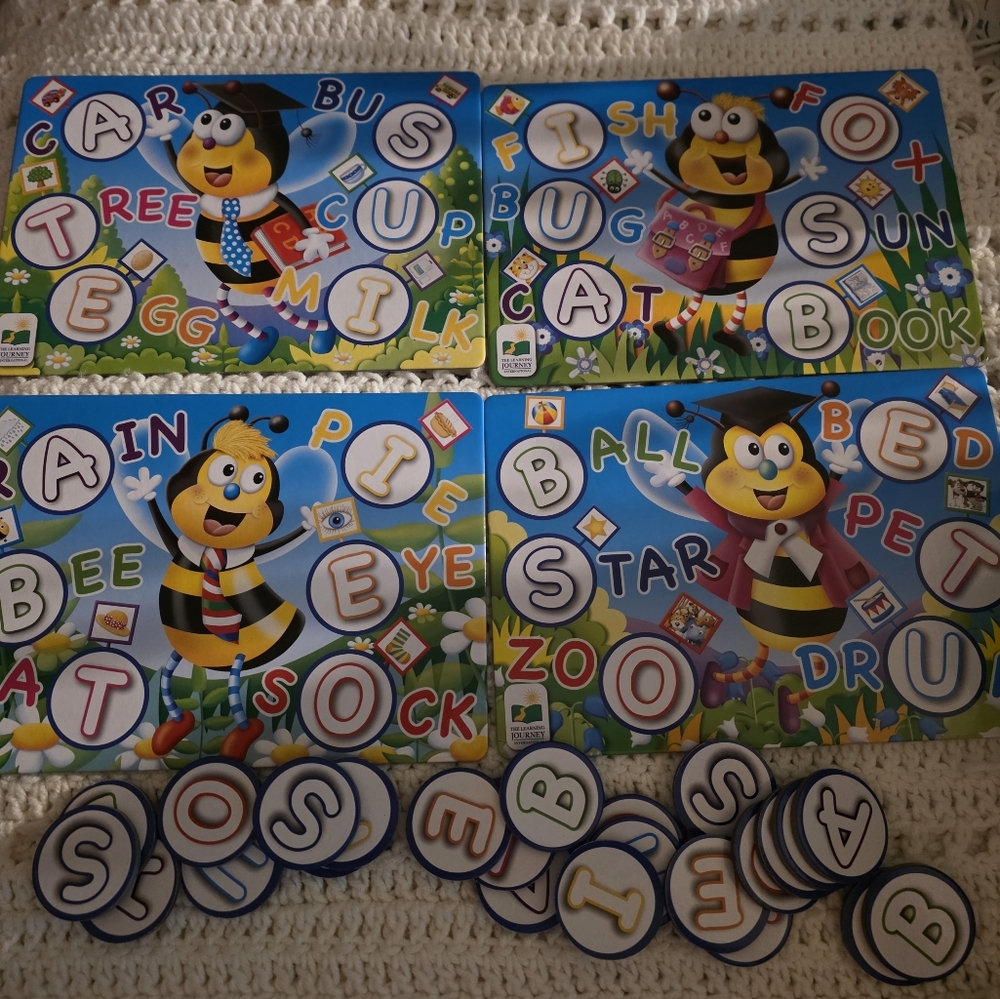 Educational Bee-Themed Alphabet Learning Toy Set